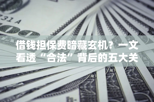 北京借钱担保费暗藏玄机？一文看透“合法”背后的五大关键陷阱
