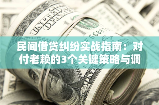 北京民间借贷纠纷实战指南：对付老赖的3个关键策略与调解盲区解析