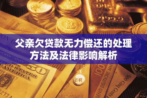 北京父亲欠贷款无力偿还的处理方法及法律影响解析