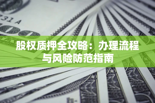 北京股权质押全攻略：办理流程与风险防范指南