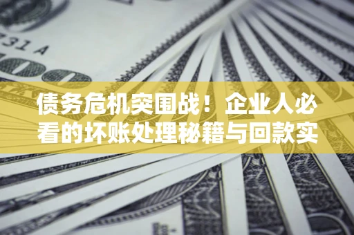 北京债务危机突围战！企业人必看的坏账处理秘籍与回款实战指南